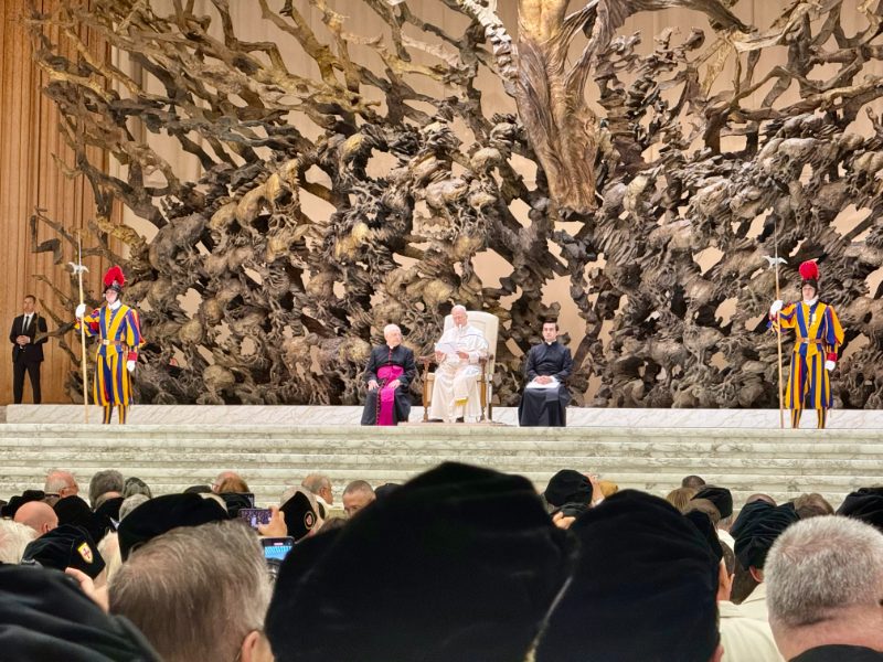 Audience du Pape Léon XIV avec l'OESSH dans la salle Paul VI au Vatican — 23 octobre 2025