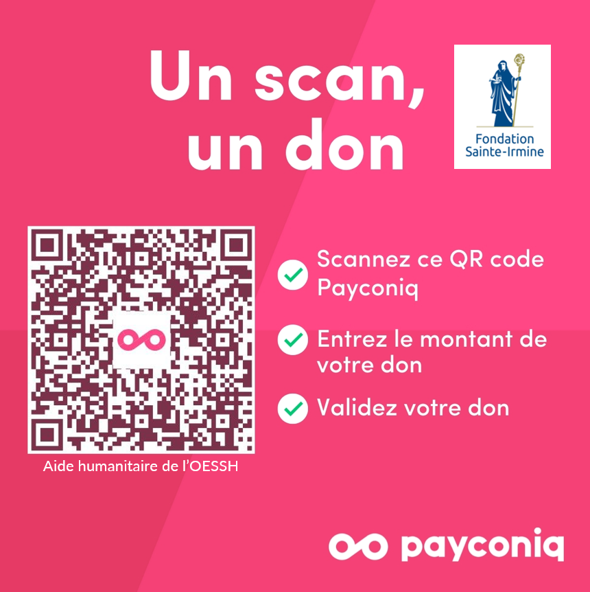 QR code Payconiq — Aide humanitaire de l'OESSH